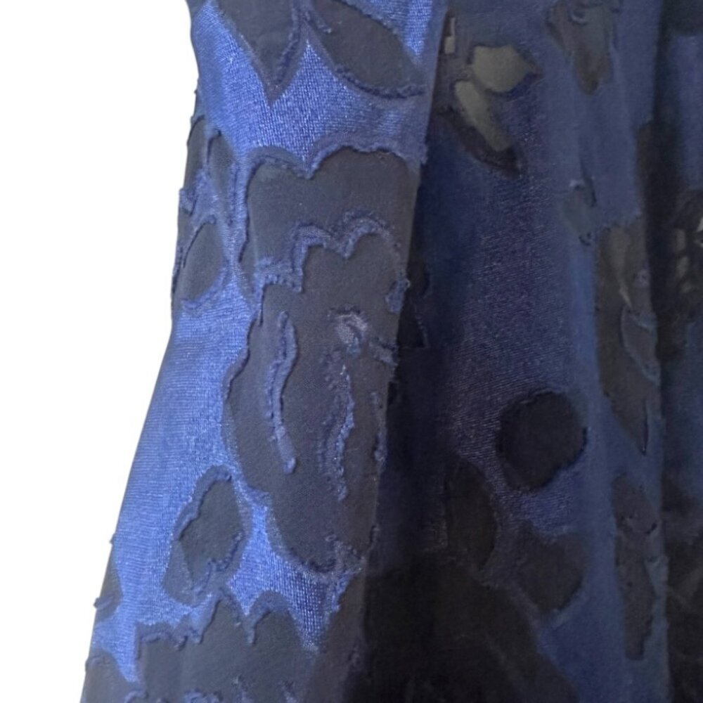 Vintage 90s Victoria's Secret Gold Label Blue Floral Slip Dress Women's Sz Small - Picture 15 of 16